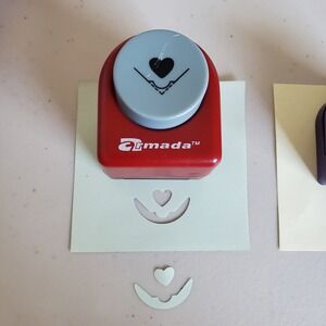 Armada Heart Corner Paper Punch Red Scrapbooking Card Making Craft Tool